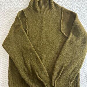 Universal Thread Sage Green Knit Mockneck Sweater Medium